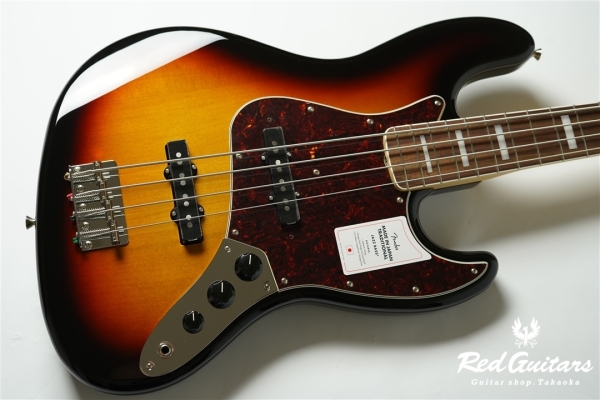 Made in Japan Traditional Late ’60s Jazz Bass - 3-Color Sunburst